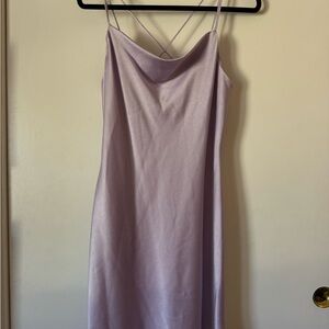 Alice + Olivia Elegant Lavender Slip Dress